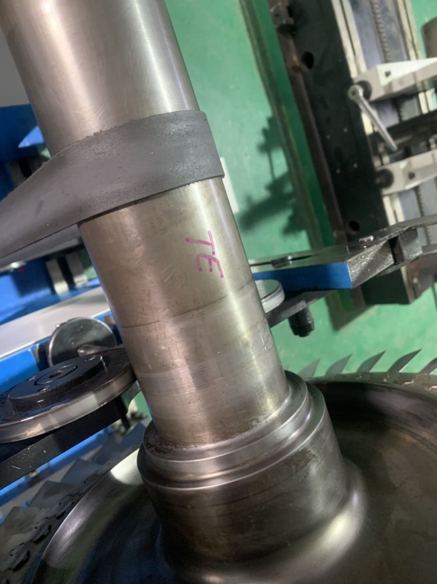  Dynamic balancing the complete rotor-shaft