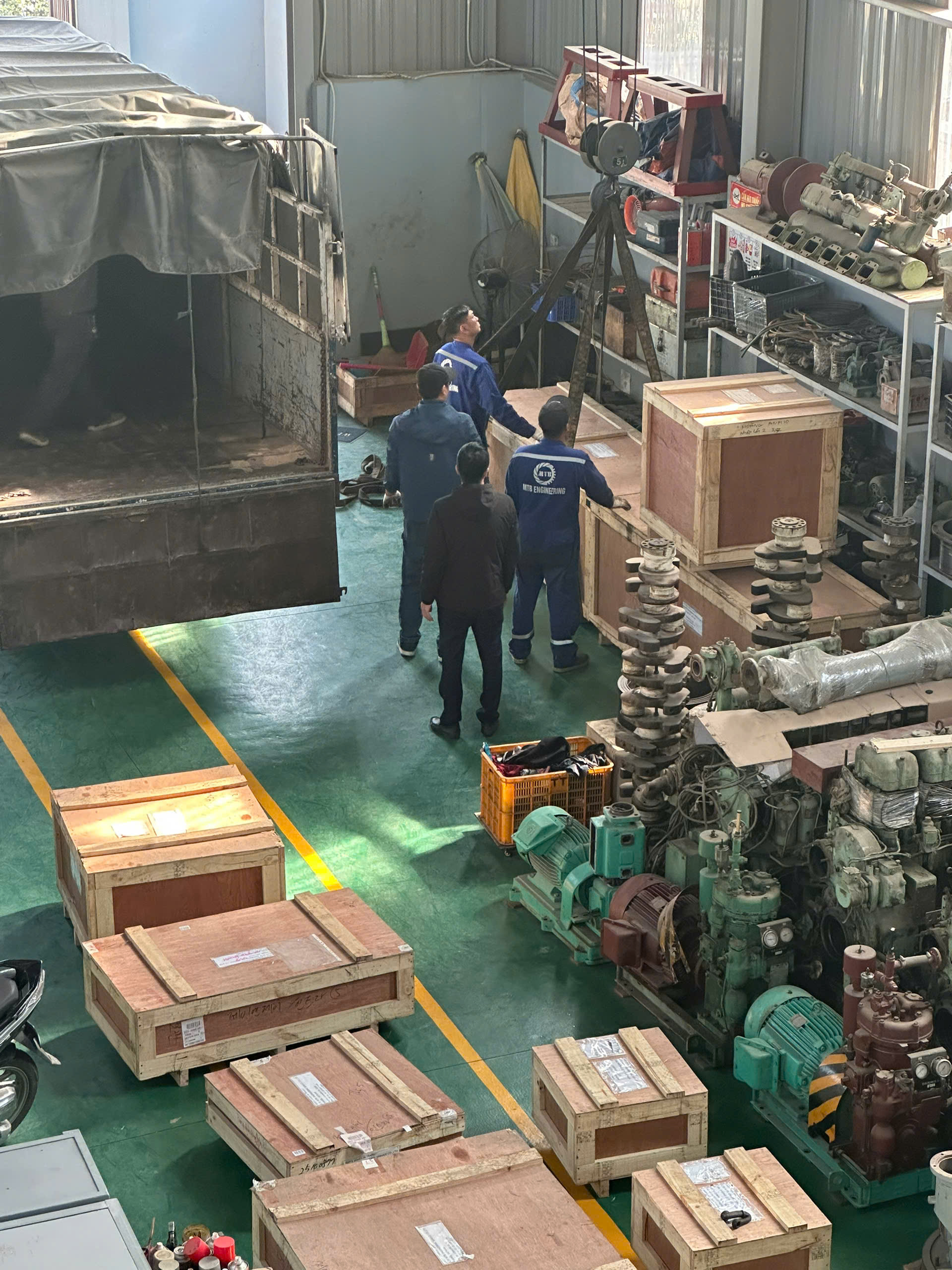 GOODS ARE BEING LOADED – READY FOR DELIVERY TO OUR CUSTOMERS!