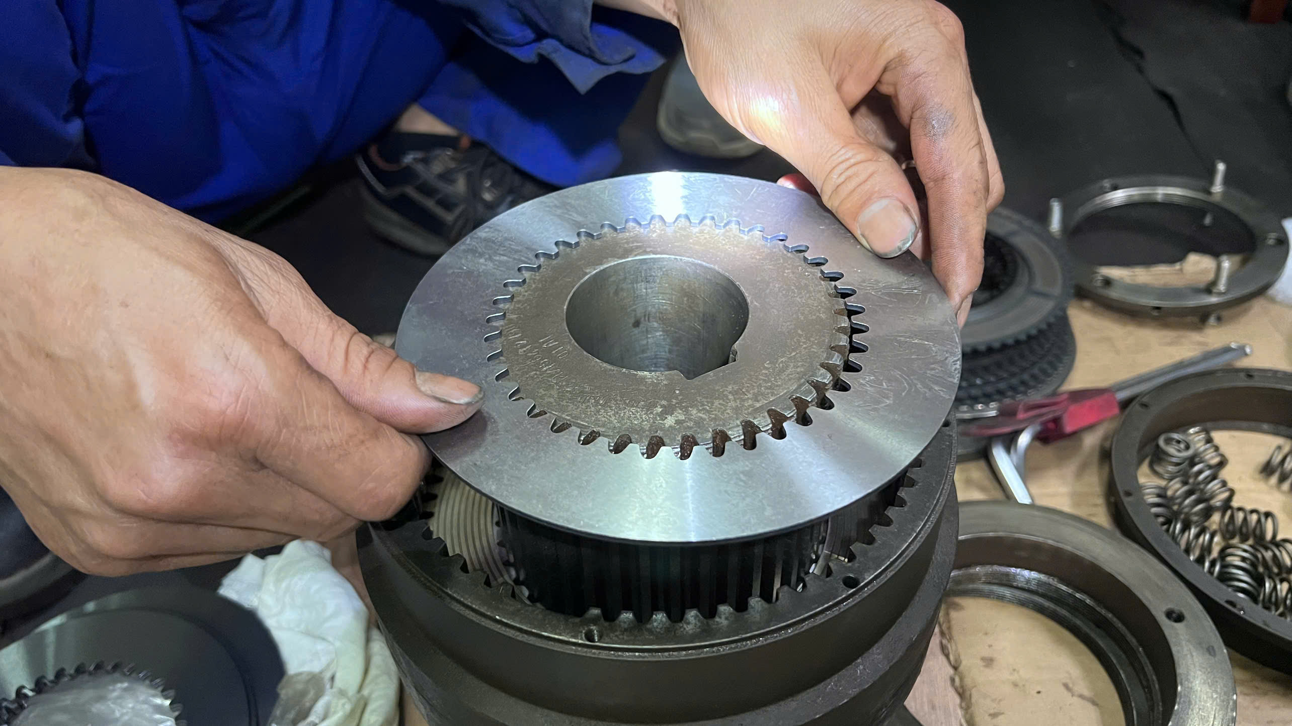 REPAIRING A COUPLING FOR WINDLASS SYSTEM