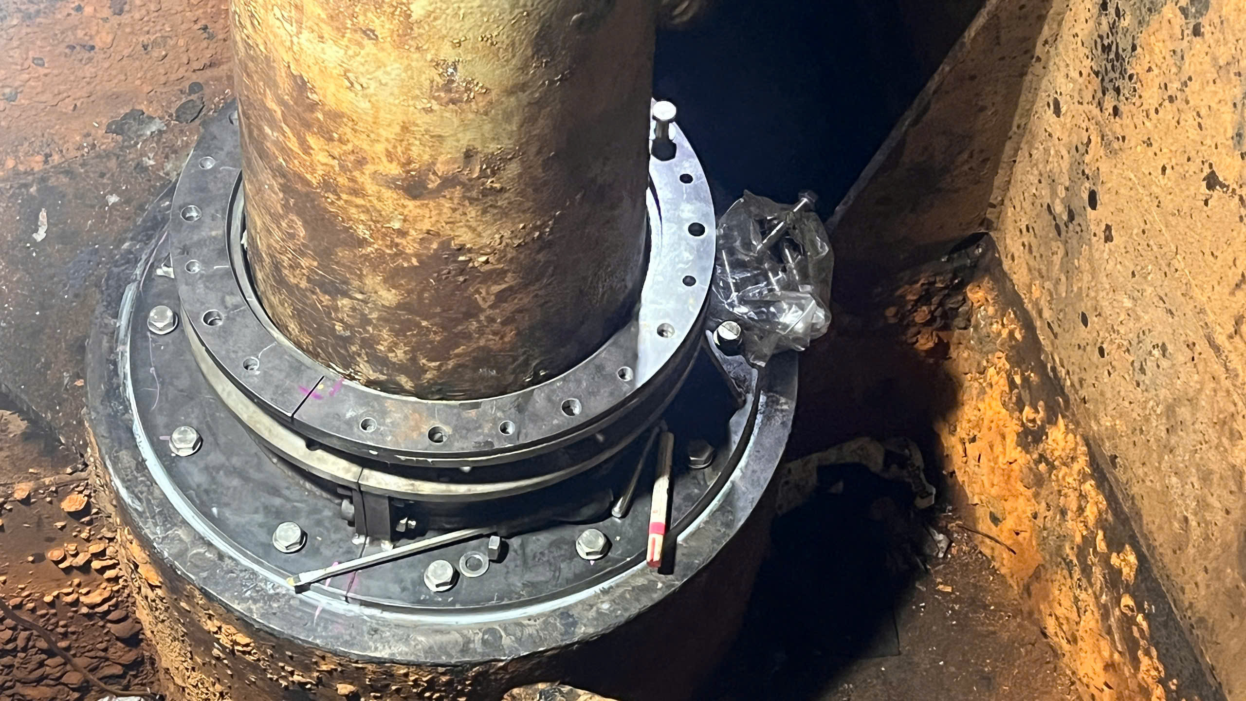 MTB Successfully Designs, Manufactures, and Installs a Stuffing Box Steering Shaft Seal